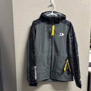 Women's Blackfish Squall Soft-Shell Zip-Up (Gray/Black) - Size L